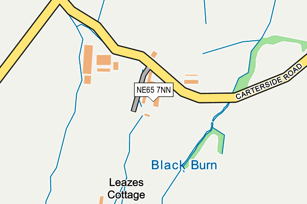 NE65 7NN map - OS OpenMap – Local (Ordnance Survey)