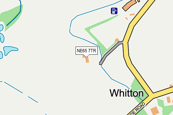 NE65 7TR map - OS OpenMap – Local (Ordnance Survey)