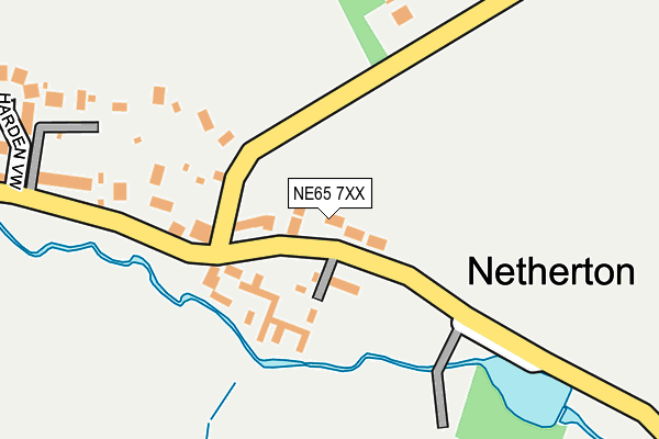 NE65 7XX map - OS OpenMap – Local (Ordnance Survey)