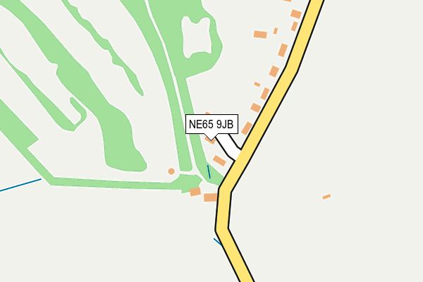 NE65 9JB map - OS OpenMap – Local (Ordnance Survey)
