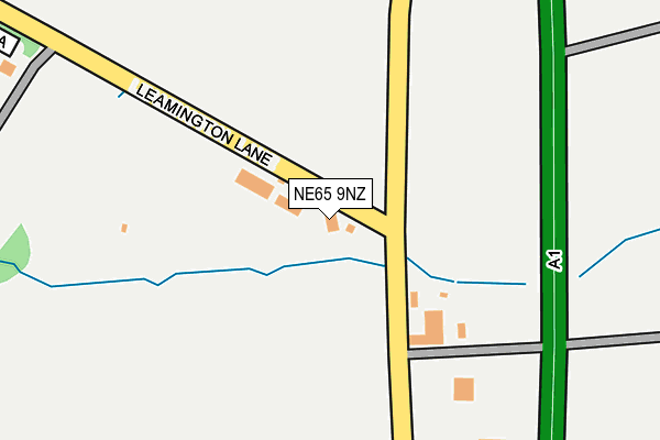 NE65 9NZ map - OS OpenMap – Local (Ordnance Survey)