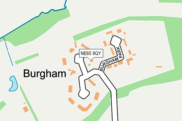 Map of BURGHAM PARK RESIDENTS ASSOCIATION LIMITED at local scale