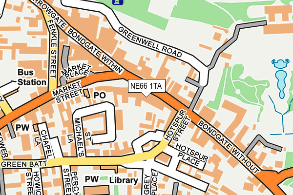 Map of JOHN FIDDES LIMITED at local scale