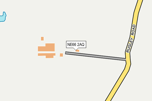 NE66 2AQ map - OS OpenMap – Local (Ordnance Survey)