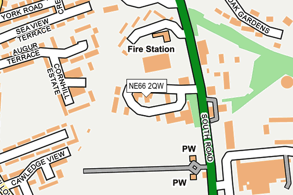 Map of SOUTH ROAD TYRES LIMITED at local scale