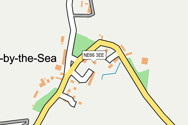 NE66 3EE map - OS OpenMap – Local (Ordnance Survey)