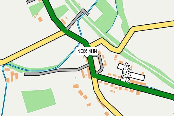 NE66 4HN map - OS OpenMap – Local (Ordnance Survey)