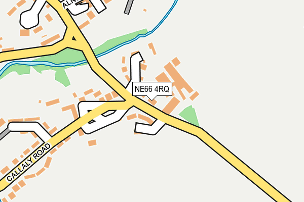 NE66 4RQ map - OS OpenMap – Local (Ordnance Survey)