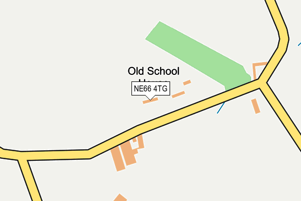 NE66 4TG map - OS OpenMap – Local (Ordnance Survey)