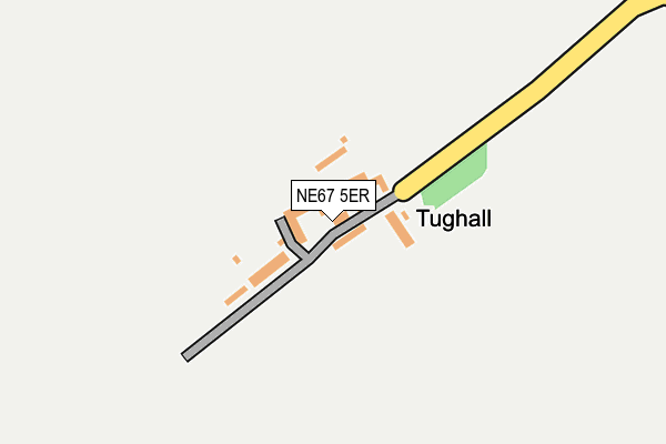 NE67 5ER map - OS OpenMap – Local (Ordnance Survey)