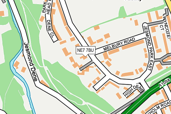 Map of ELDON ESTATES LIMITED at local scale