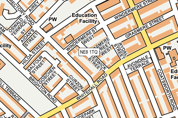 Map of F H KAUFMAN PROPERTIES LTD at local scale