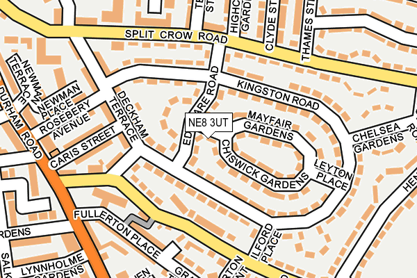 NE8 3UT map - OS OpenMap – Local (Ordnance Survey)
