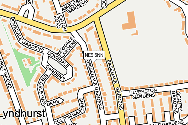 NE9 6NN map - OS OpenMap – Local (Ordnance Survey)