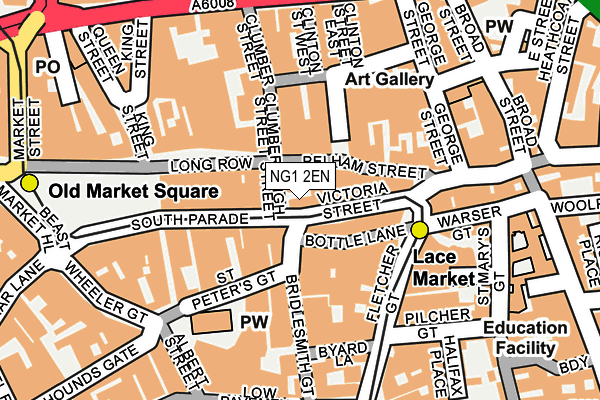 NG1 2EN map - OS OpenMap – Local (Ordnance Survey)