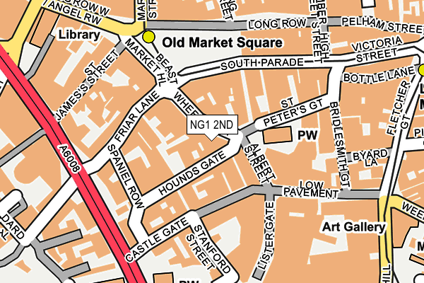 NG1 2ND map - OS OpenMap – Local (Ordnance Survey)