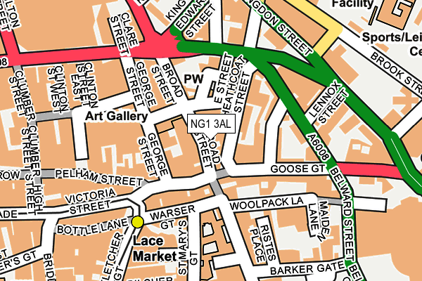 Map of BOHNS & SAPORI LTD at local scale