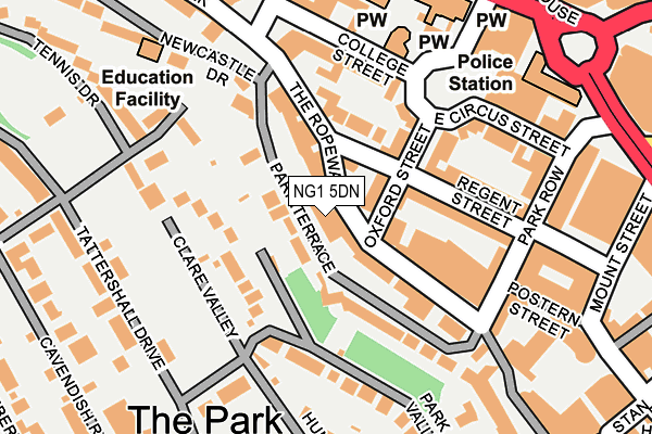 Map of PARKLIFE PROPERTIES LIMITED at local scale
