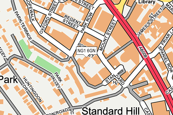 Map of MILLER CEDAR NOTTINGHAM MANAGEMENT LIMITED at local scale