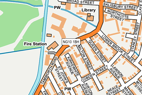 NG10 1BH map - OS OpenMap – Local (Ordnance Survey)