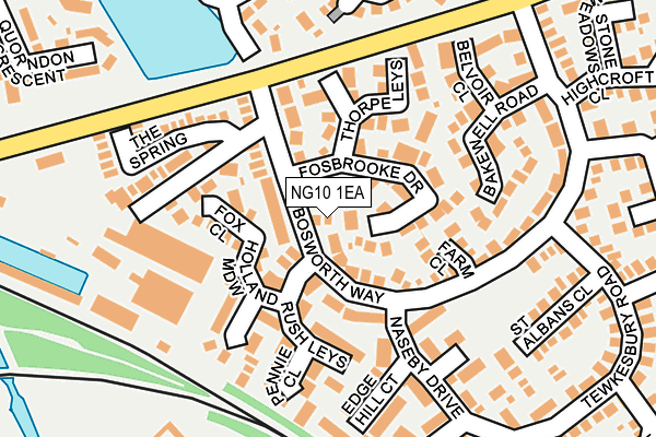 NG10 1EA map - OS OpenMap – Local (Ordnance Survey)