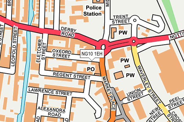 NG10 1EH map - OS OpenMap – Local (Ordnance Survey)