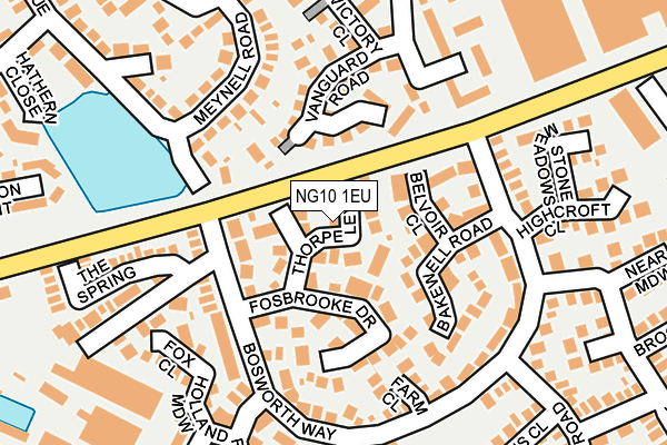 NG10 1EU map - OS OpenMap – Local (Ordnance Survey)