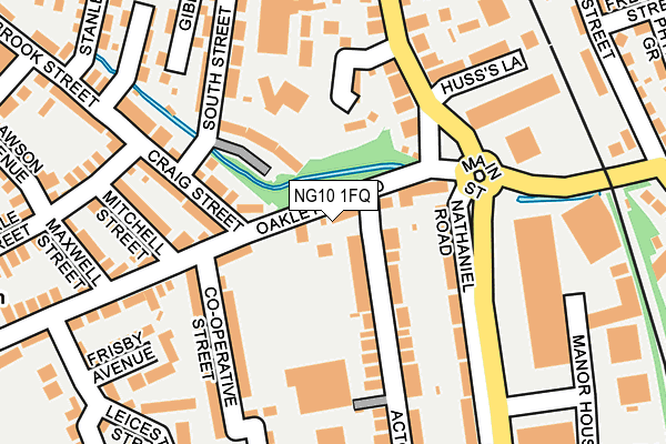 NG10 1FQ map - OS OpenMap – Local (Ordnance Survey)