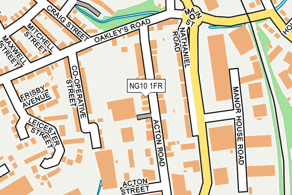 NG10 1FR map - OS OpenMap – Local (Ordnance Survey)