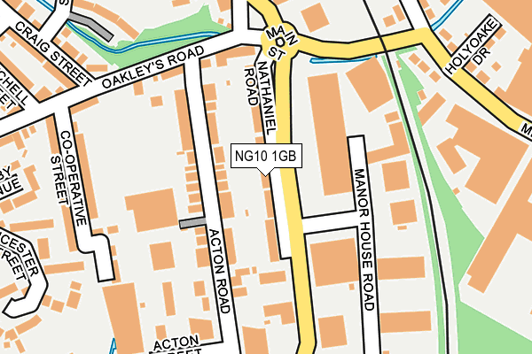 NG10 1GB map - OS OpenMap – Local (Ordnance Survey)