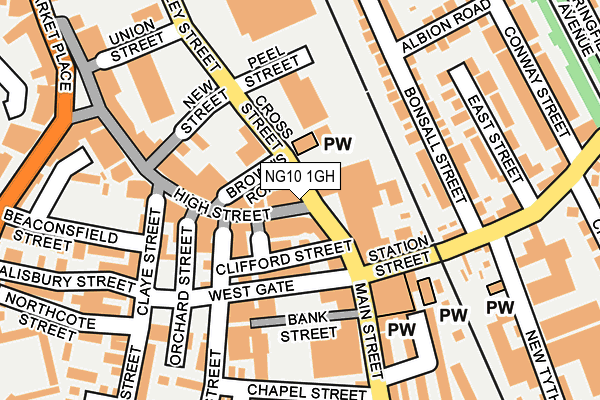 NG10 1GH map - OS OpenMap – Local (Ordnance Survey)
