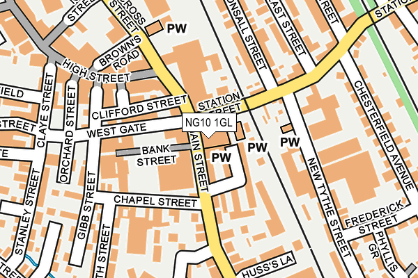 NG10 1GL map - OS OpenMap – Local (Ordnance Survey)