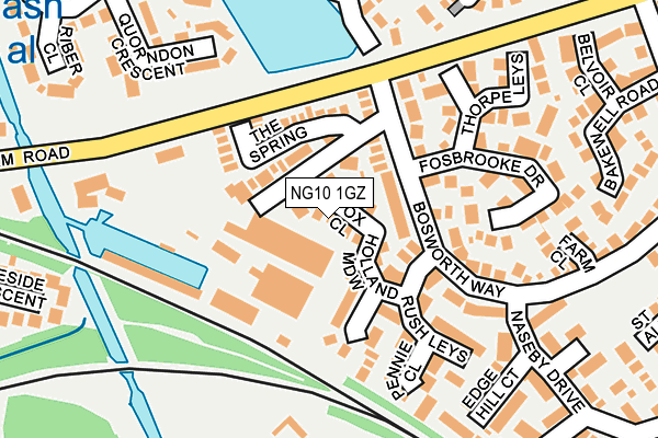 NG10 1GZ map - OS OpenMap – Local (Ordnance Survey)