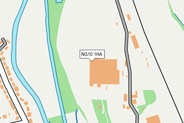 NG10 1HA map - OS OpenMap – Local (Ordnance Survey)