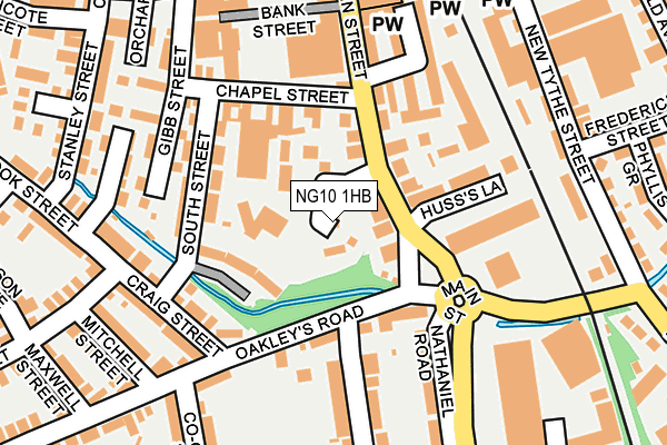 NG10 1HB map - OS OpenMap – Local (Ordnance Survey)