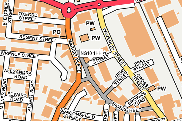NG10 1HH map - OS OpenMap – Local (Ordnance Survey)