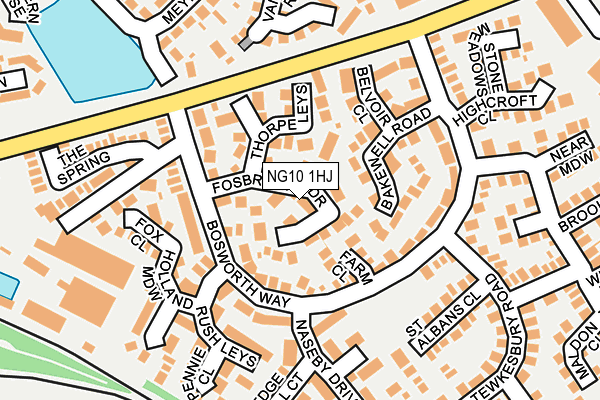 NG10 1HJ map - OS OpenMap – Local (Ordnance Survey)