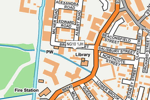 NG10 1JH map - OS OpenMap – Local (Ordnance Survey)