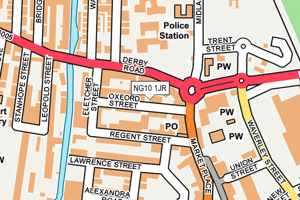 NG10 1JR map - OS OpenMap – Local (Ordnance Survey)