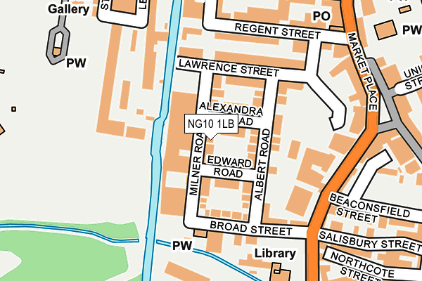 NG10 1LB map - OS OpenMap – Local (Ordnance Survey)