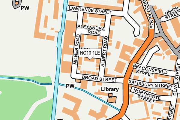 NG10 1LE map - OS OpenMap – Local (Ordnance Survey)