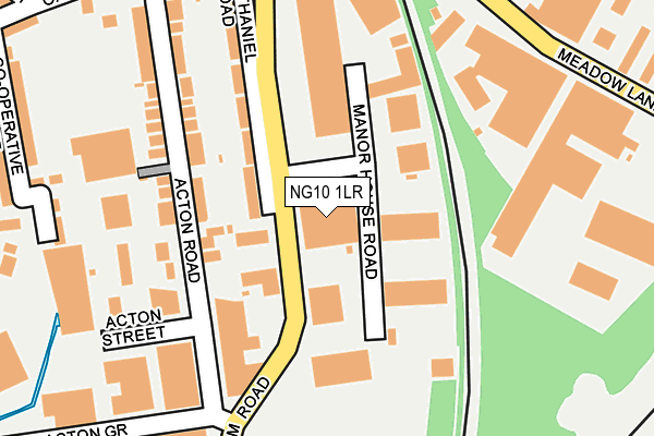 NG10 1LR map - OS OpenMap – Local (Ordnance Survey)