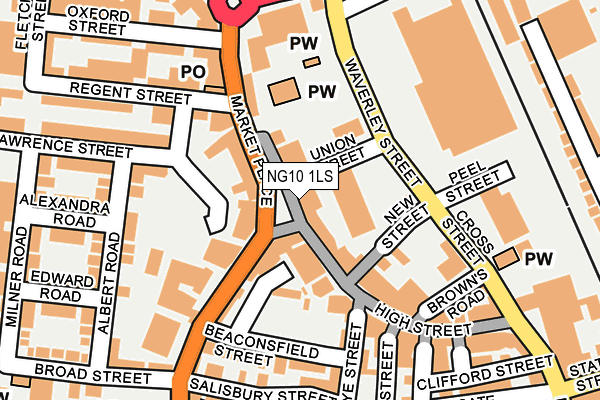 NG10 1LS map - OS OpenMap – Local (Ordnance Survey)