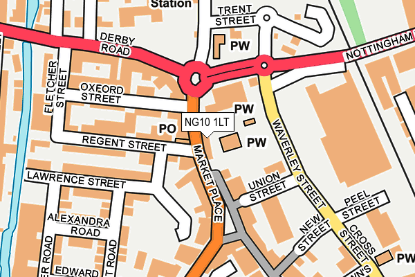 NG10 1LT map - OS OpenMap – Local (Ordnance Survey)