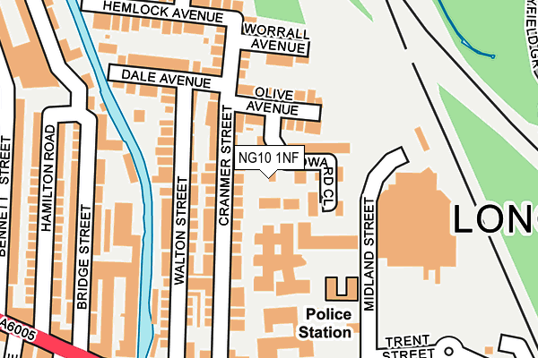 NG10 1NF map - OS OpenMap – Local (Ordnance Survey)