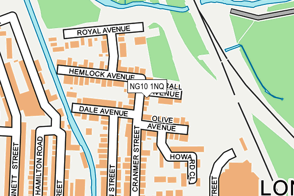 NG10 1NQ map - OS OpenMap – Local (Ordnance Survey)