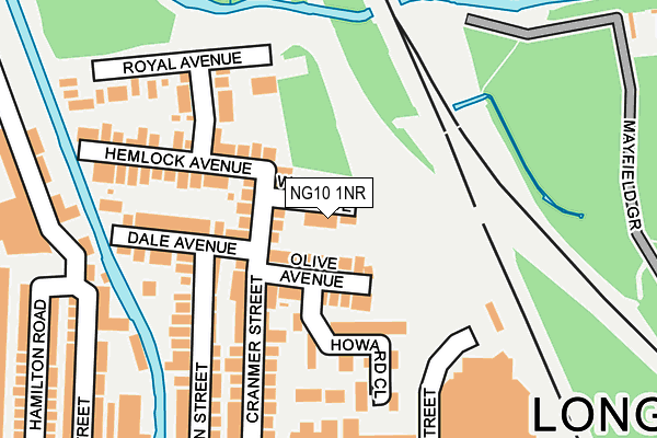 NG10 1NR map - OS OpenMap – Local (Ordnance Survey)
