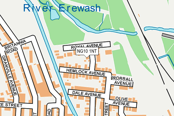 NG10 1NT map - OS OpenMap – Local (Ordnance Survey)