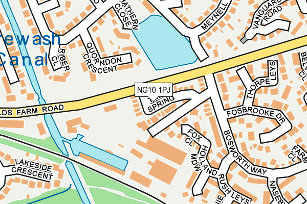 NG10 1PJ map - OS OpenMap – Local (Ordnance Survey)