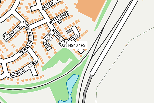 NG10 1PS map - OS OpenMap – Local (Ordnance Survey)